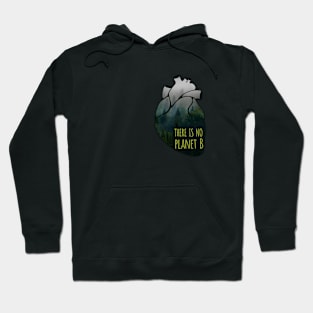 there is no planet B - forest Hoodie